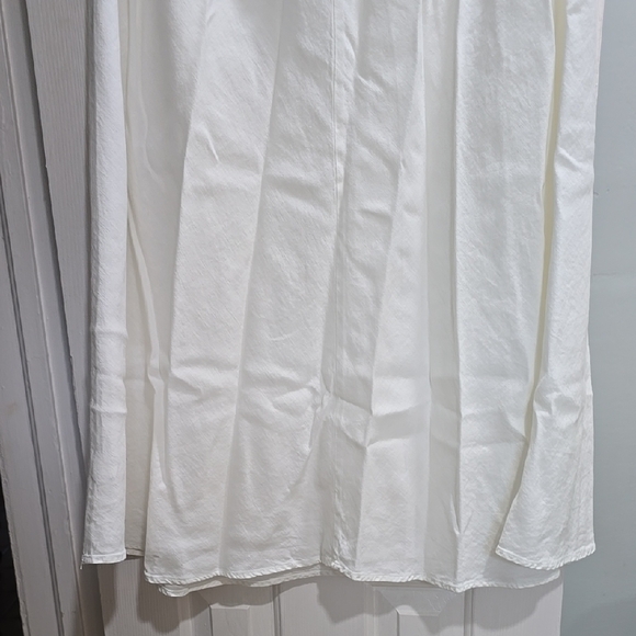 Eileen Fisher White Linen Skirt Size 2X - Picture 9 of 14